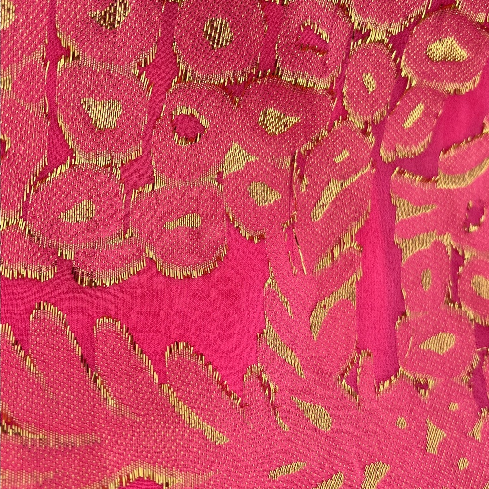 Lilly Pulitzer Lela Silk Slip Dress – Coral Reef Pineapple Clip - Picture 16 of 16